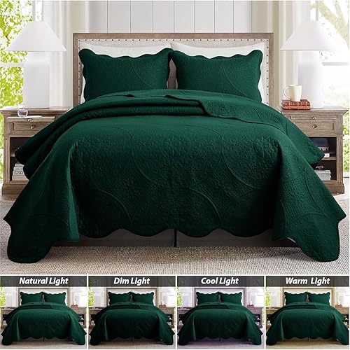 Vista 347 de IR Imperial Rooms - Juego de colcha individual (68 x 86 pulgadas) + 1 funda de almohada (20 x 26 + 2 pulgadas), 2 piezas, ligera, reversible