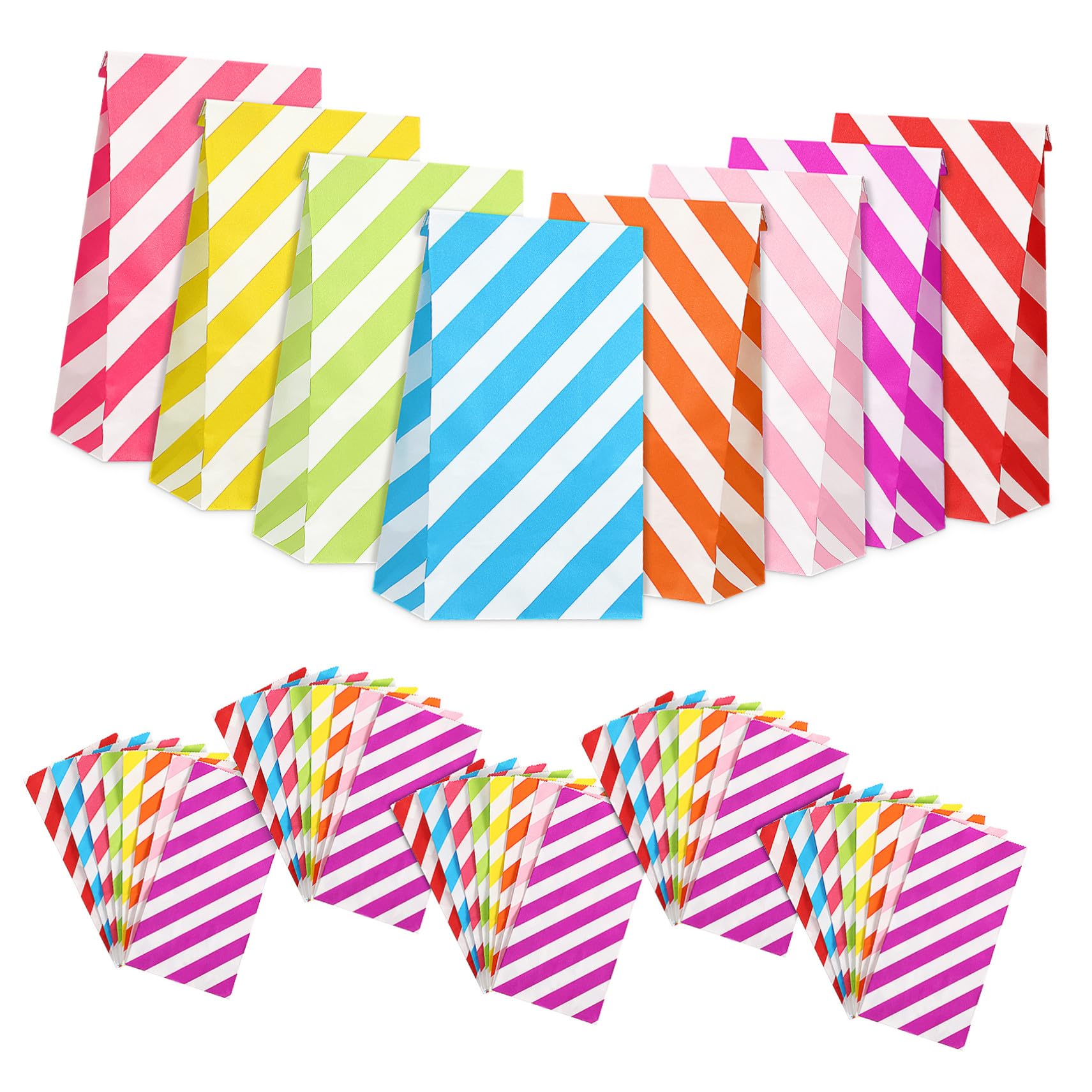 AUTSUPPL 80 Piezas Bolsas de coloridas bolsas de pequeño para