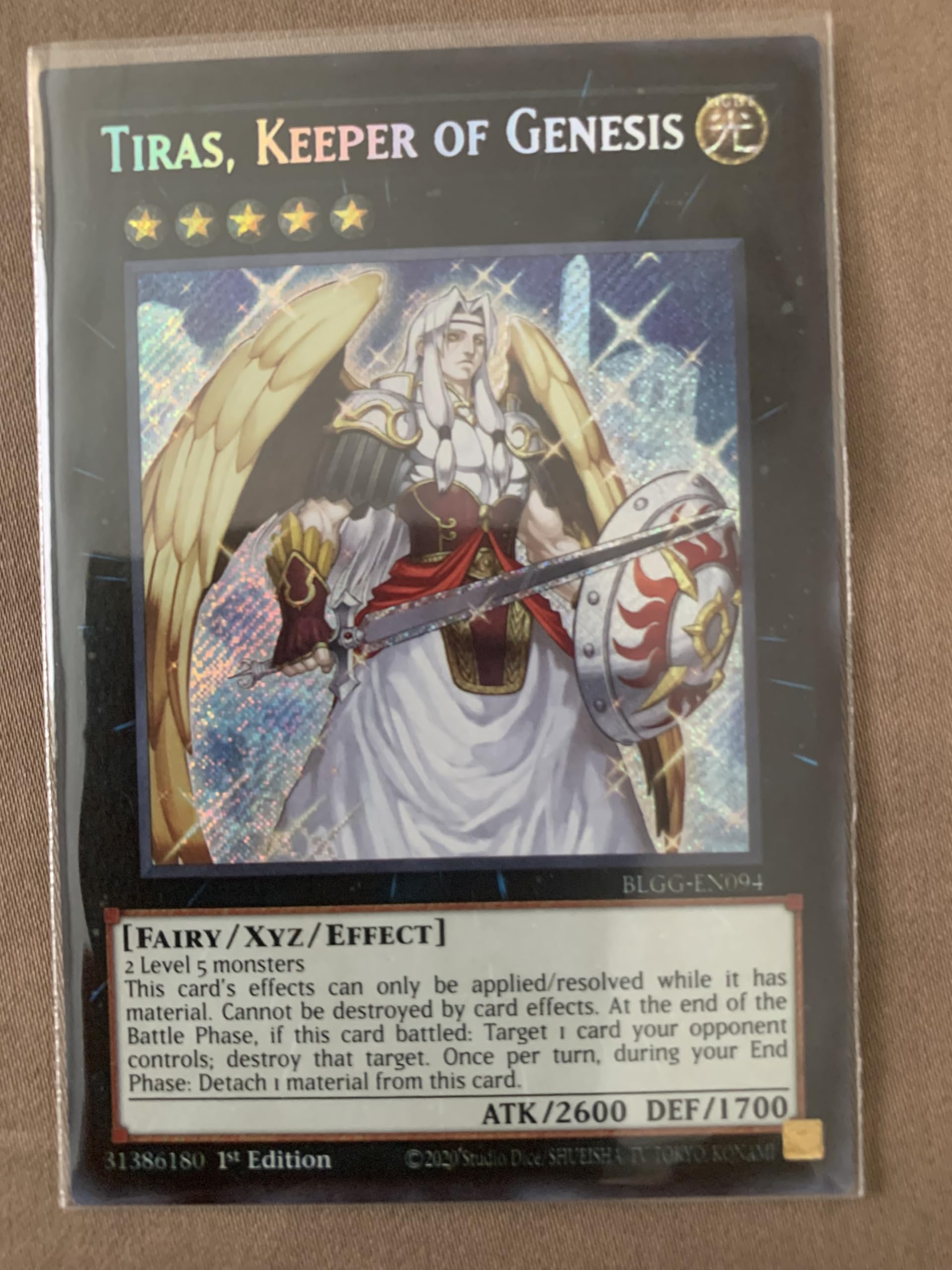 Tiras, Keeper of Genesis - Battles of Legend: Glorious Gallery - BLGG-EN094 - Secret Rare - 1st Edition