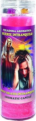 Piezas Velas Cóctel SANTA Muerte INTRANQUIL- Santa Muerte INTRANQUILO (1)
