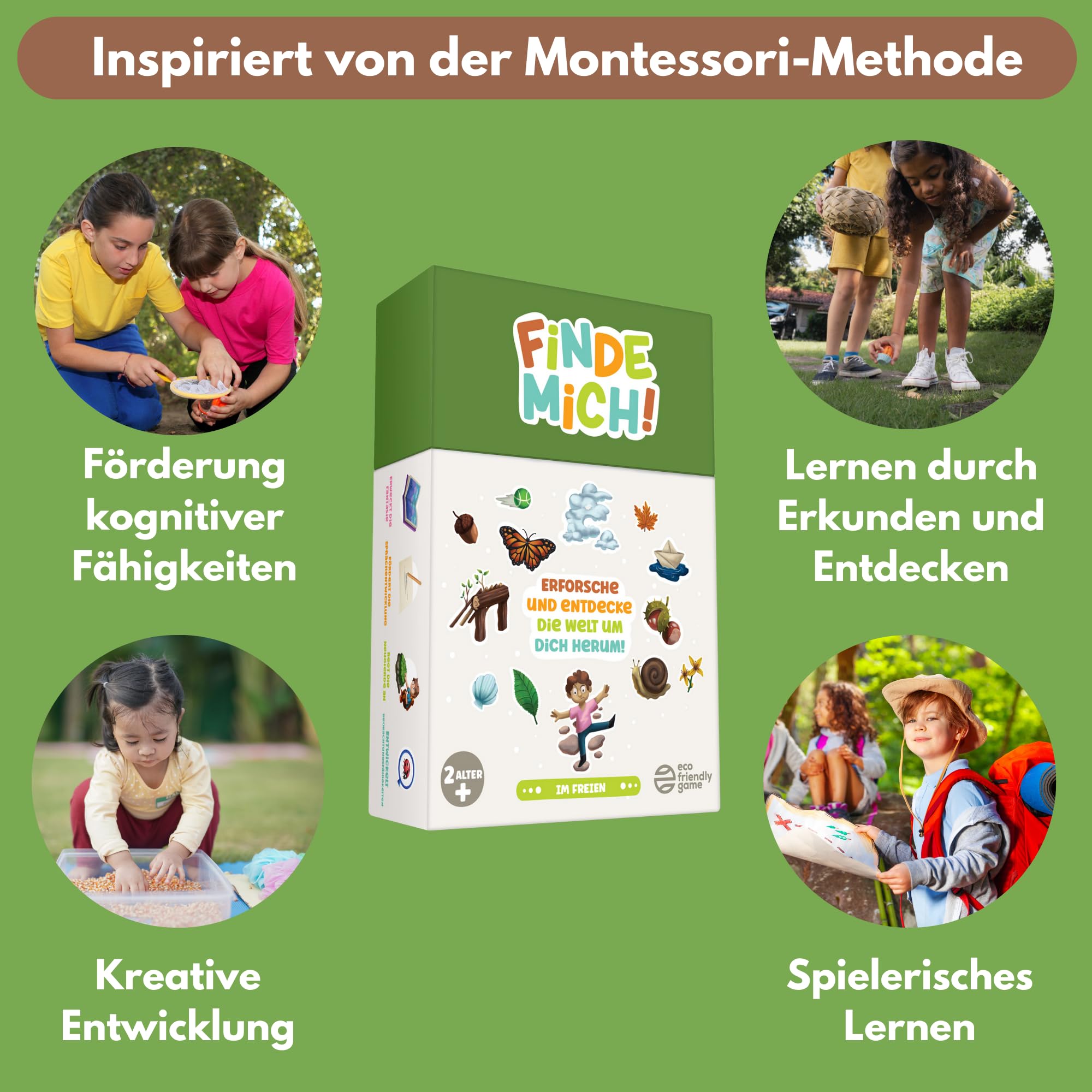Finde Mich – Das Outdoor-Lernspiel Für Kinder Ab 2 Jahre – Entdecken, Suchen, Natur Erkunden