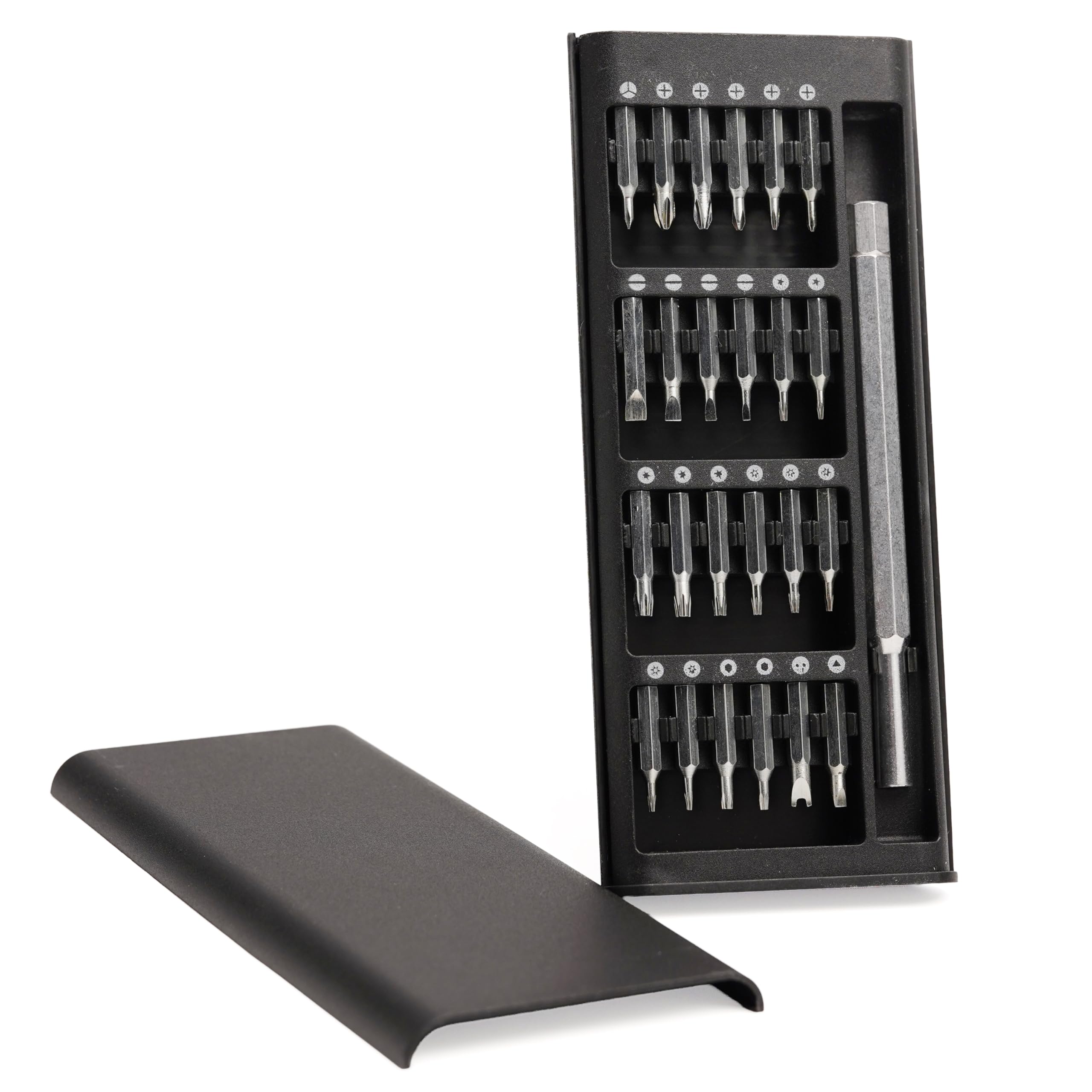 Set Cacciaviti di Precisione 24 in 1, Kit Riparazione Elettronica con Punte Magnetiche, Cacciavite Professionale per Smartphone, Laptop, Console, Orologi e Dispositivi