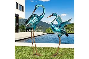 Blue Heron Metal Yard Art: An Exquisite Addition to Your Outdoor Decor