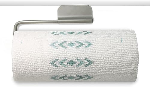 Miniatura 2 de Spectrum Diversified Soporte europeo, dispensador de toallas de papel para gabinetes de baño y cocina, se adapta tanto a rollos estándar como jumbo,