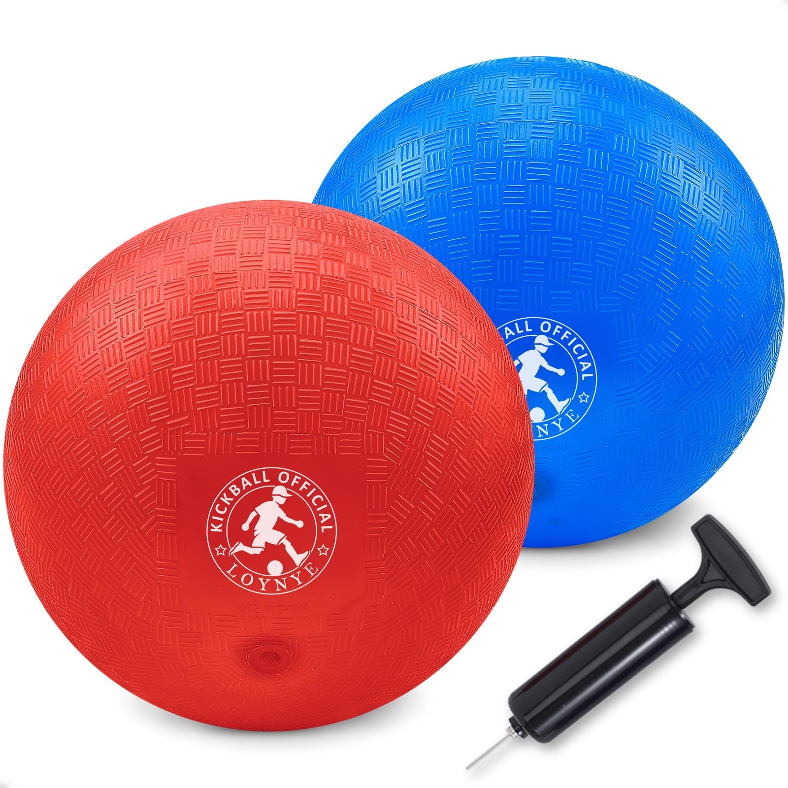 LOYNYE 10 Inch Dodgeball & Kickball Set