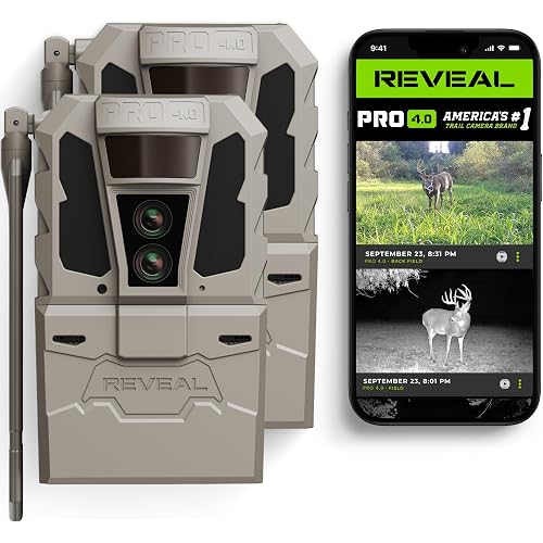 TACTACAM Reveal Pro 4.0 2-Pack Cellular Trail Camera, Night Vision