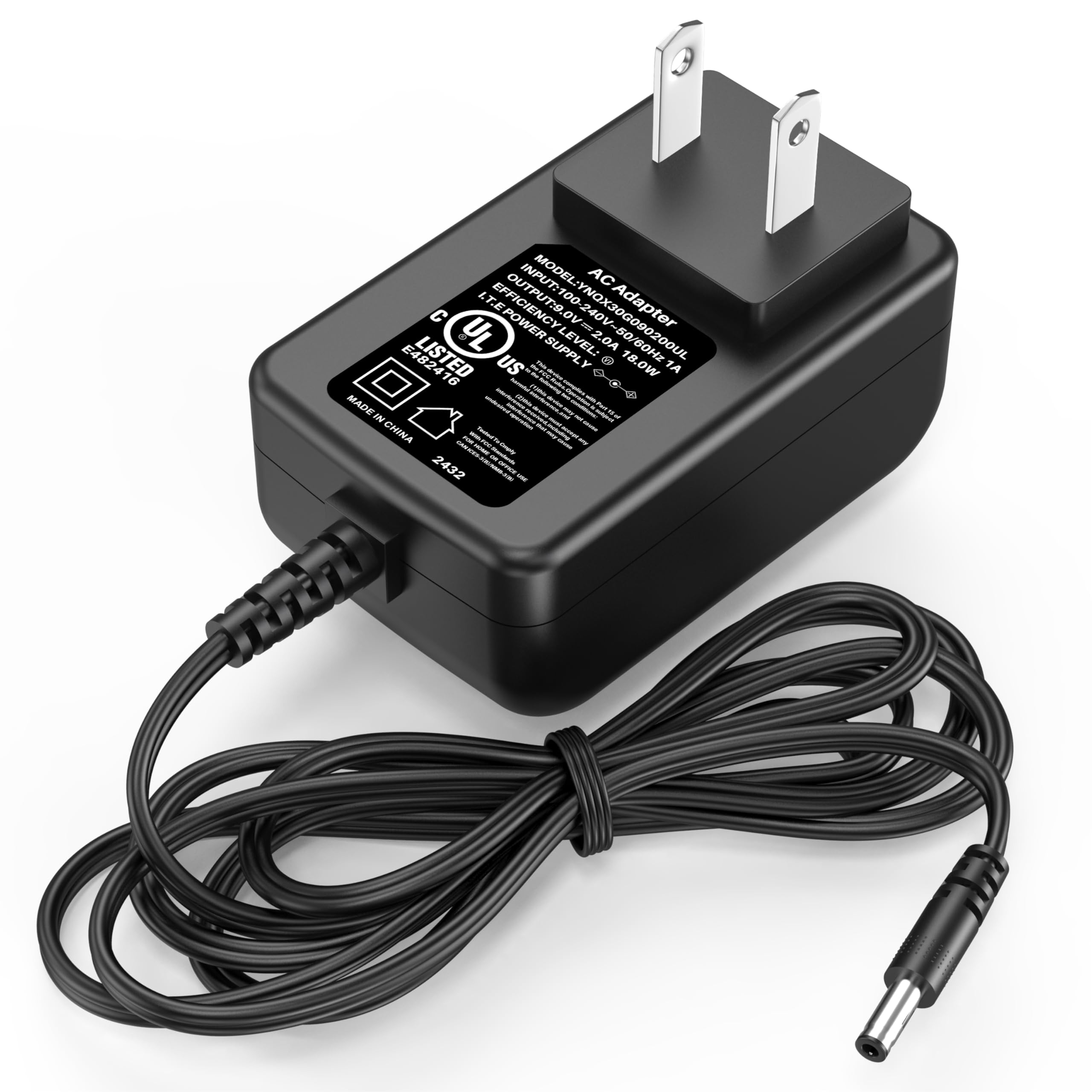 guitar pedal charger 9V Replacement Compatible with Digitech PS0913B RP250 P1 Takes up a Single Farbe:BLUE-BLACK NPN transistor choice (finished