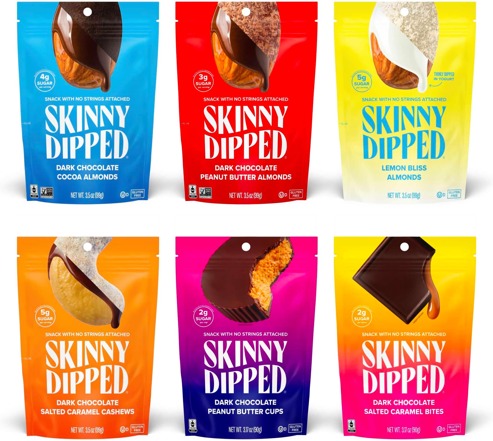 Faves Variety Pack, Healthy Snack, Plant Protein, Gluten Free, Pack of 6