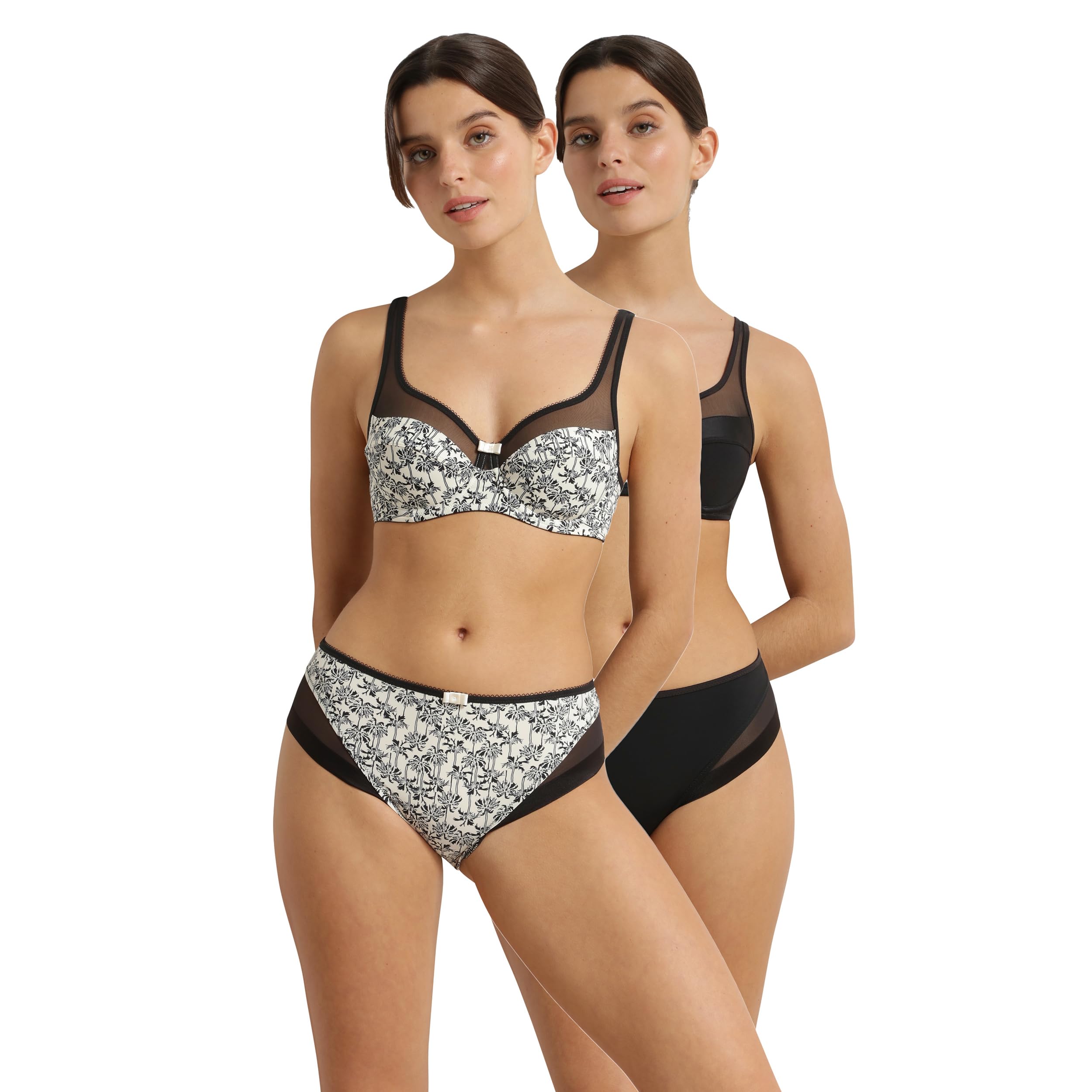 Dim Women's Non-Padded Wired Bra (Pack of 2)