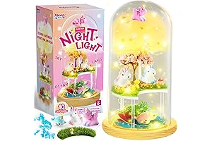 Magical DIY Unicorn Terrarium Night Light Kit for Kids