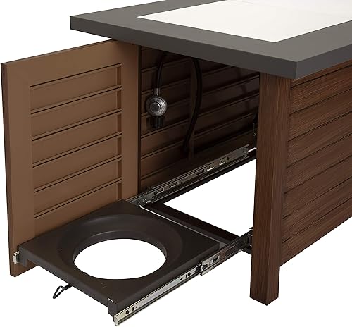 Miniatura 7 de Cuisinart COH-100 Patio al aire libre Empuje para encender encendido, diseño 2 en 1 para fogata a mesa de café, quemador de 40,000 BTU