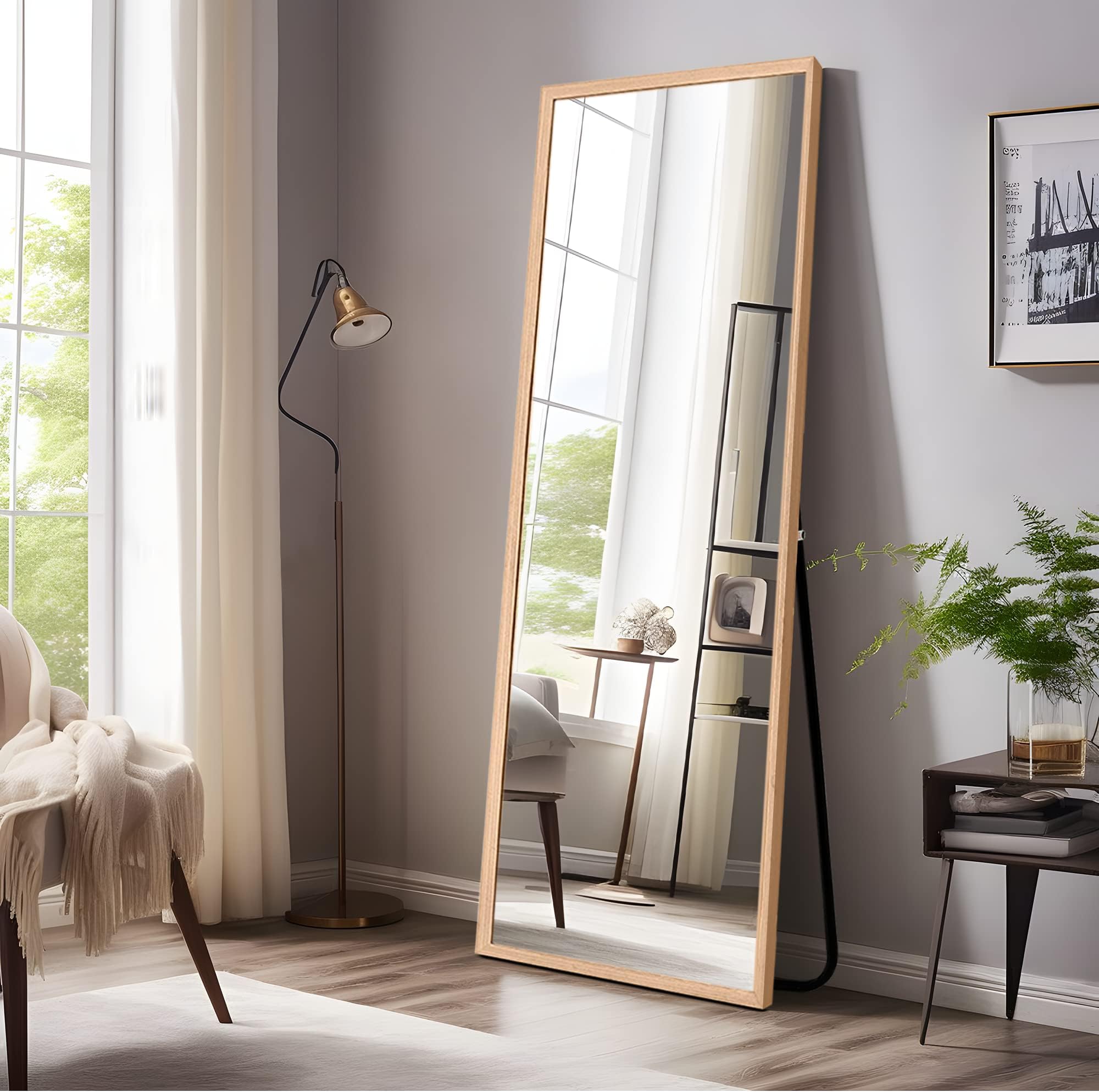 Amazon.com: NeuType Full Length Floor Mirror, 65 x 22 inches, Wall ...