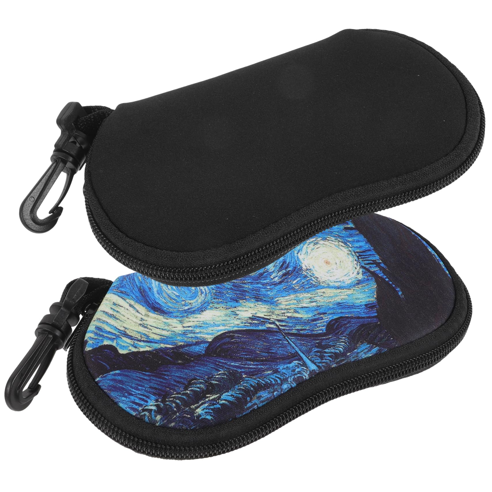 Ipetboom Bolsa Estuche De Anteojos Polarizado Titular De Gafas Titular De Las Gafas De Sol Estuche Para Gafas De Sol Organizador Estuches Para Gafas Cremallera Neopreno