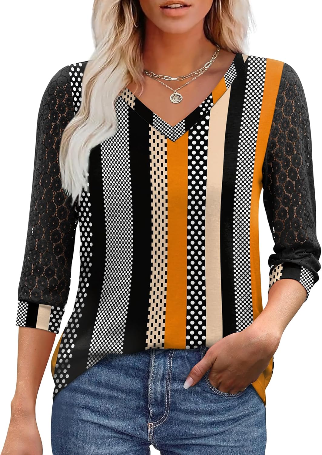 Patterned-khaki Stripe