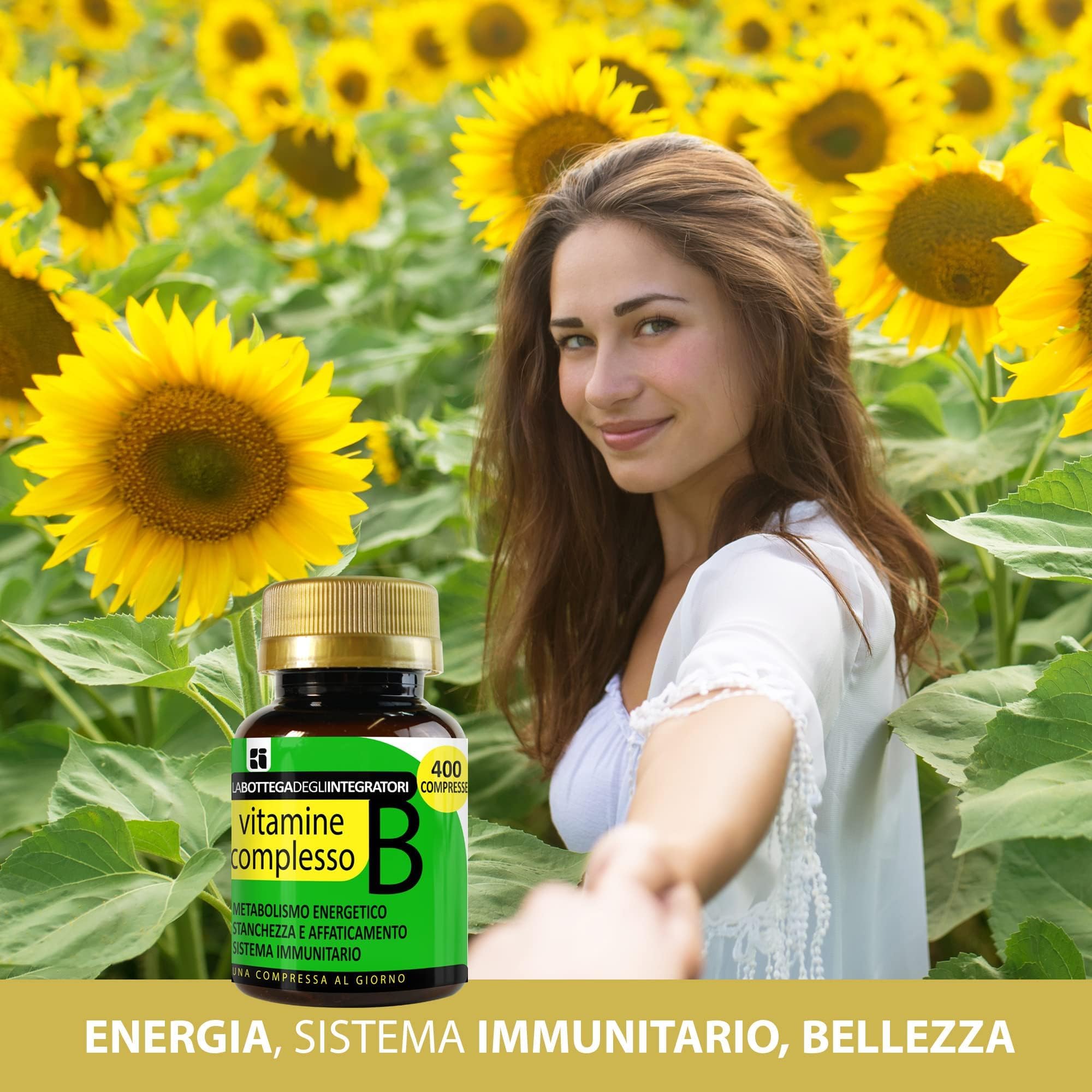VITAMINAS DEL COMPLEJO B | 1200 Comprimidos, 1 al día | Apto para vegetarianos | Dosis alta de vitaminas del grupo B | Cansancio y fatiga | Sistema inmunitario | Energía | Belleza capilar y de la piel
