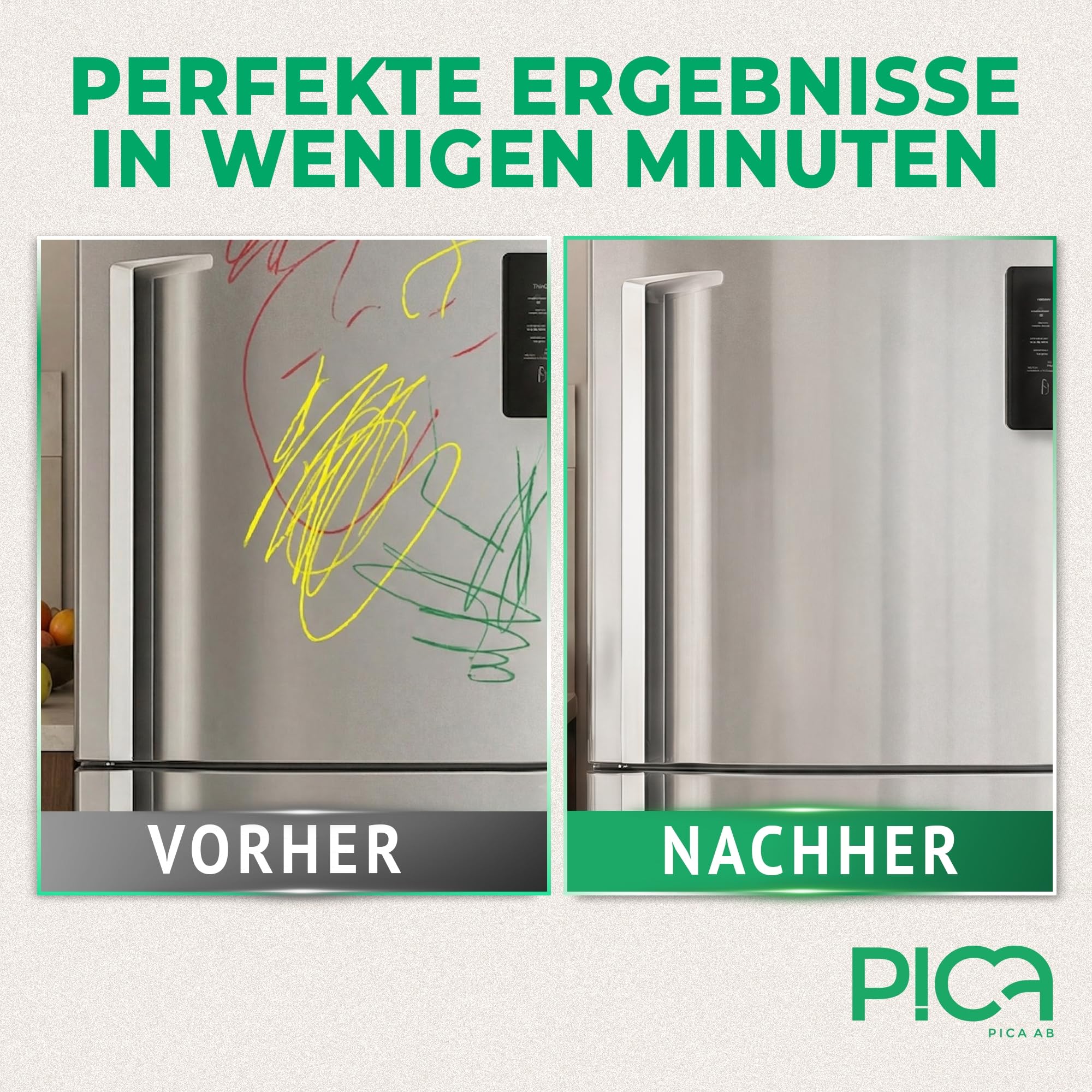 Pica Graffiti Entferner "Easy Off" 500ml - Schneller & unkomplizierter Graffiti Reiniger - Oberflächenschonend und Geruchsarm - Effektiver Permanentmarker Entferner