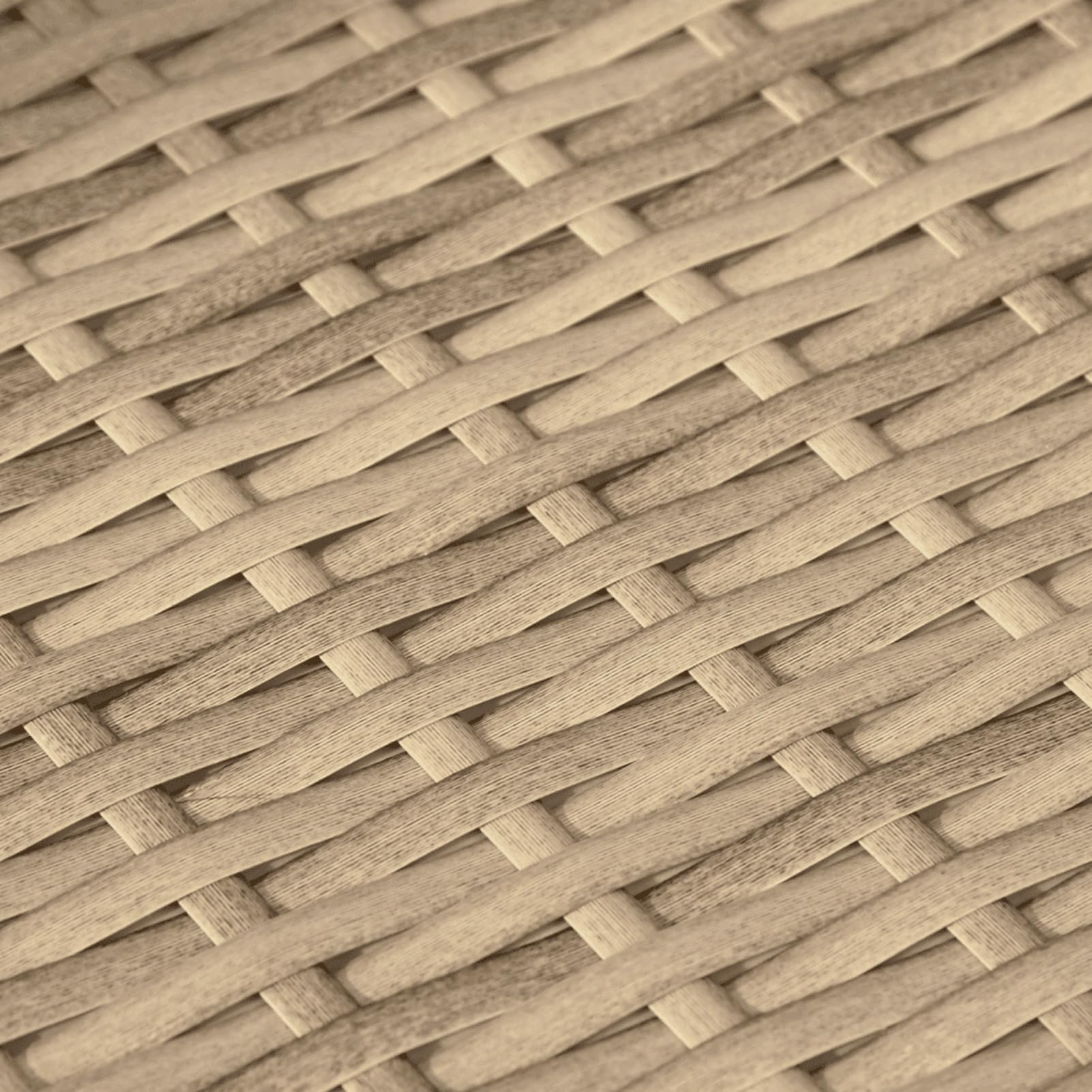 Lechnical Set Divano da Giardino 5 pz con Cuscini Beige in Polyrattan,Set di Conversazione per Patio,Set Salotto da Esterno,Set Divano da Giardino Esterno-3272179