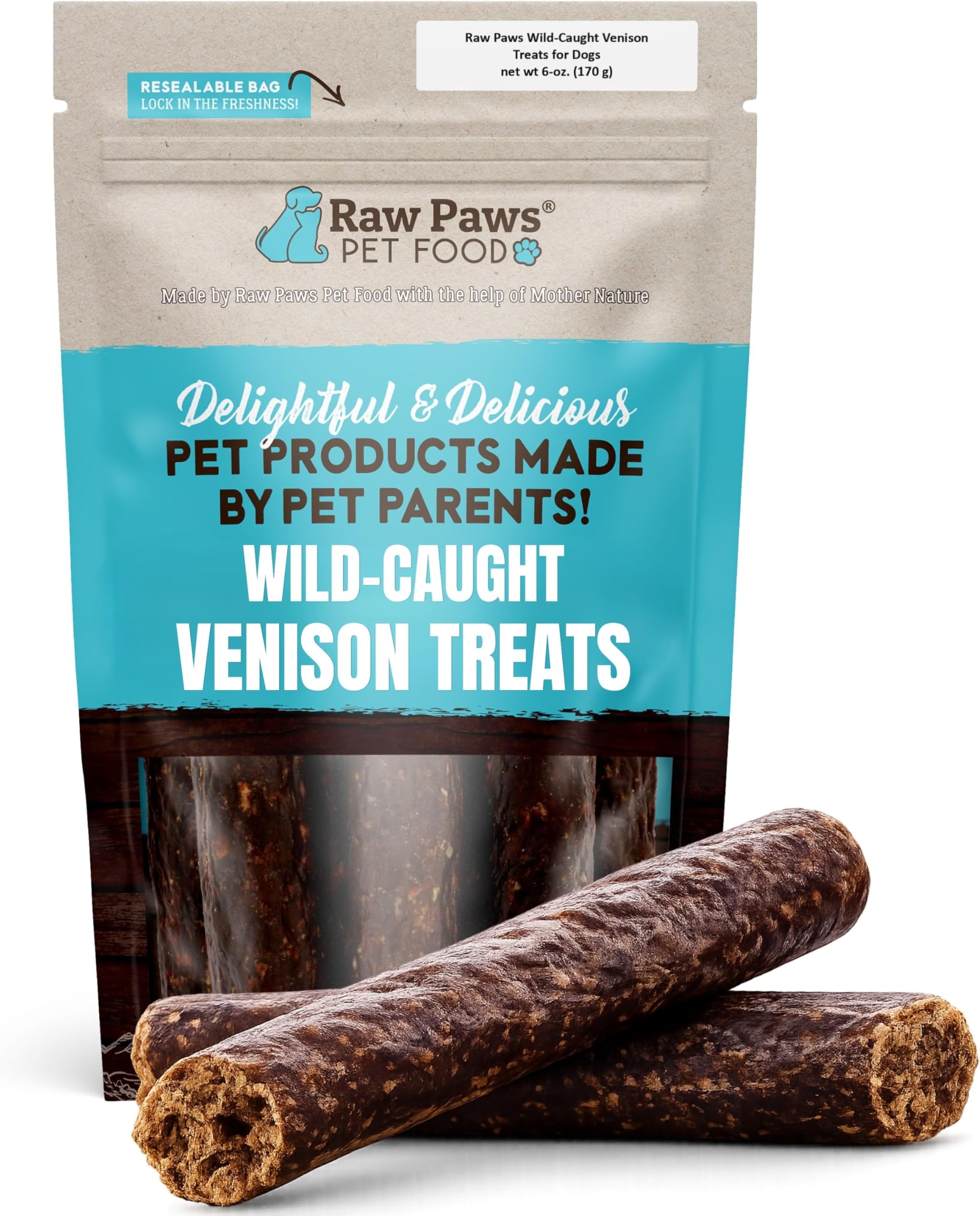 Wild-Caught Rabbit Treats for Dogs, 6-oz - Packed in USA - Rabbit Dog Treats - Corn, Soy & Grain Free Bites - Single Ingredient