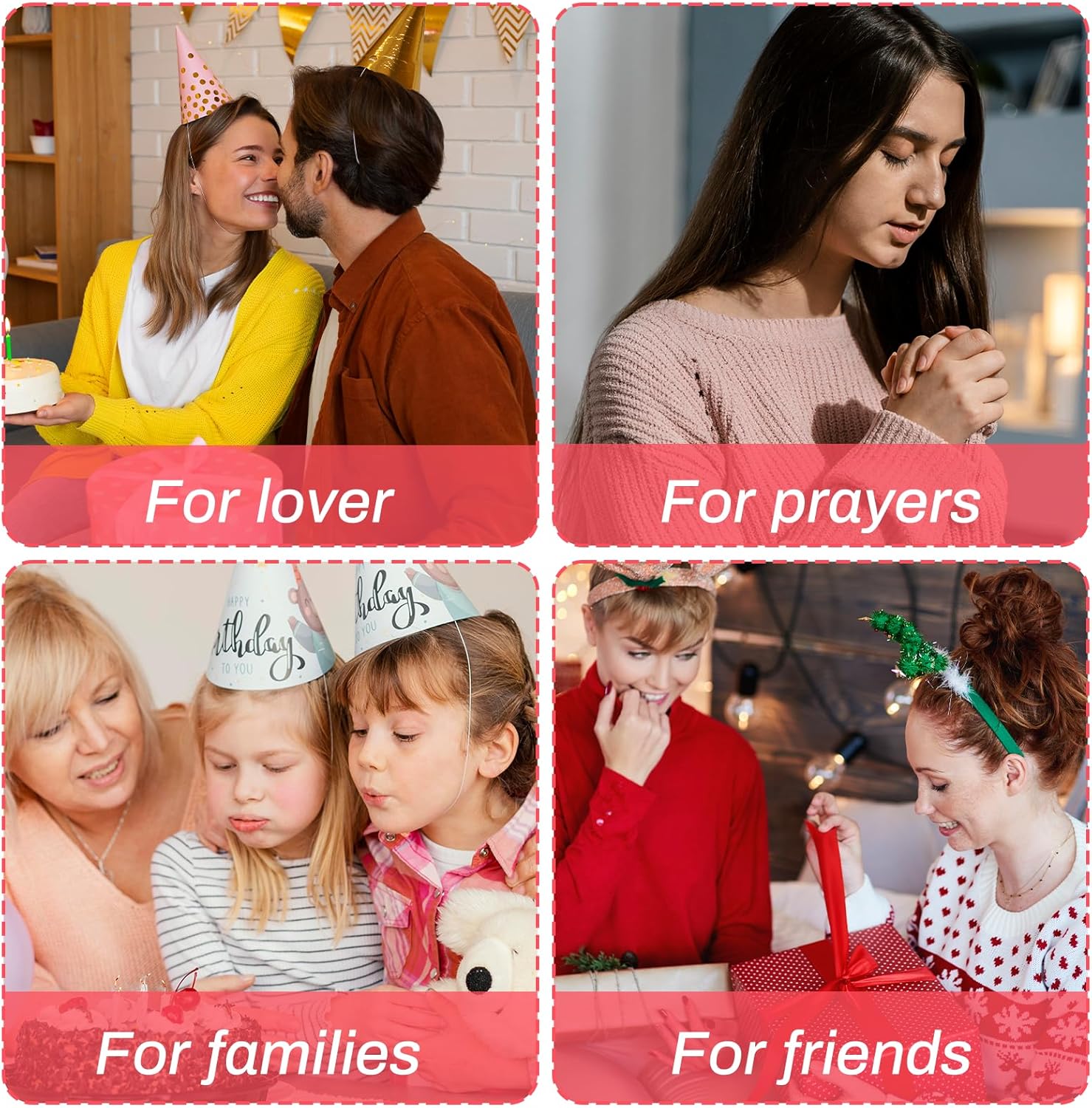 Yolev 9Pcs Evil Eye Bracelets 7 Knot Lucky Bracelets Set Adjustable Red String Bracelet with Gold Beads Handmade Braided Evil Eye Jewelry for Women Men - Image 2