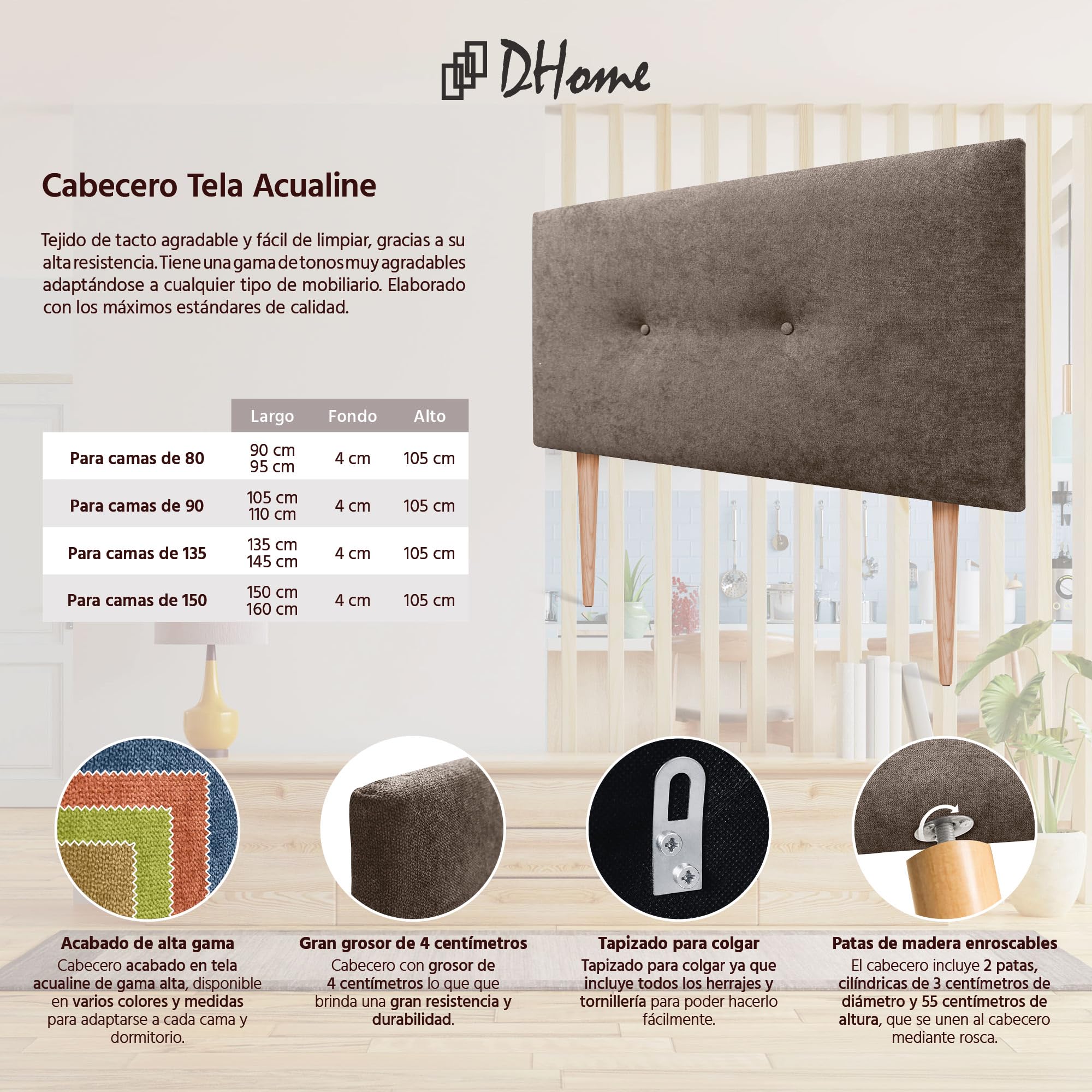 DHOME Tête De Lit En Similicuir Lisse Avec Boutons Tête De Lit Tapissée Lit De Luxe  Similicuir Lisse Avec Boutons Tete De Lit Tapissee Lit De Luxe Similicuir Blanc 135cm 93604721