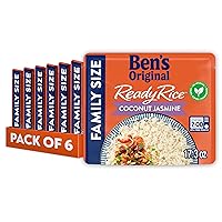 Vista 4 de BEN'S ORIGINAL READY RICE - Arroz basmati, tamaño familiar, bolsa de 17.3 onzas (paquete de 6)