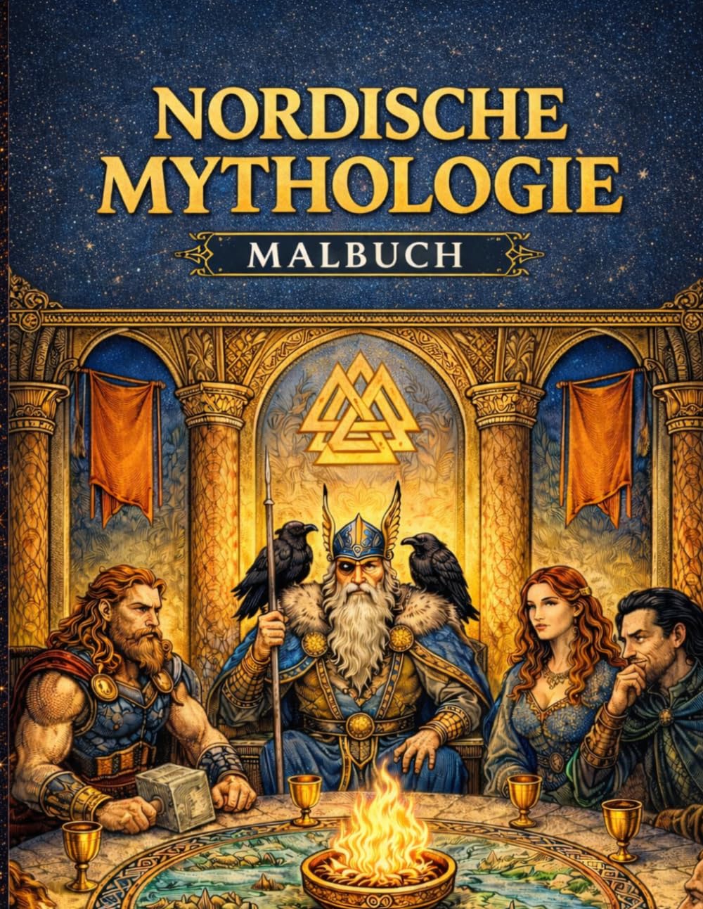 Nordische Mythologie Malbuch