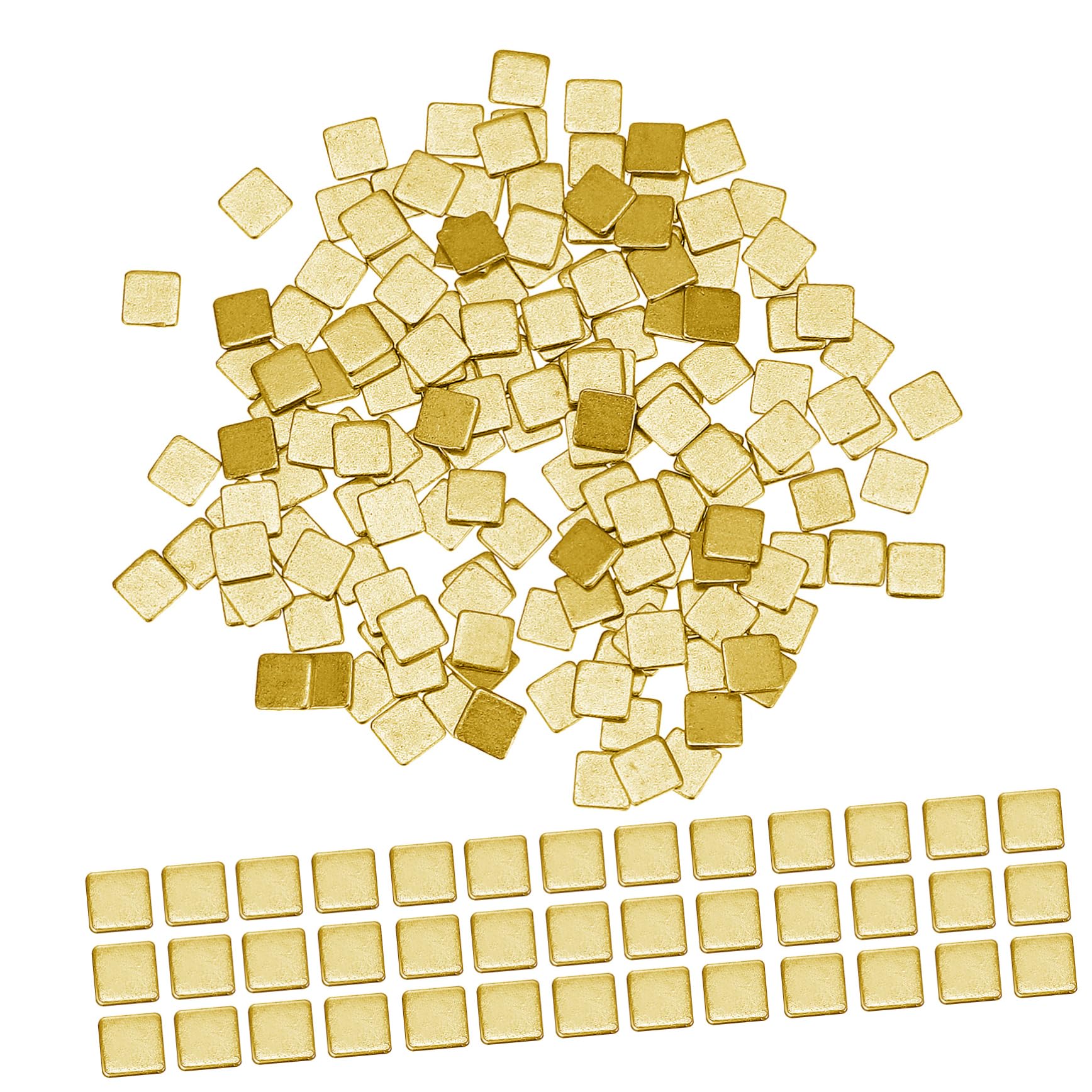 MUSISALY Jewelry Solder 150 Pcs Gold Plated Solder Chips Easy Welding for Jewelry Repair