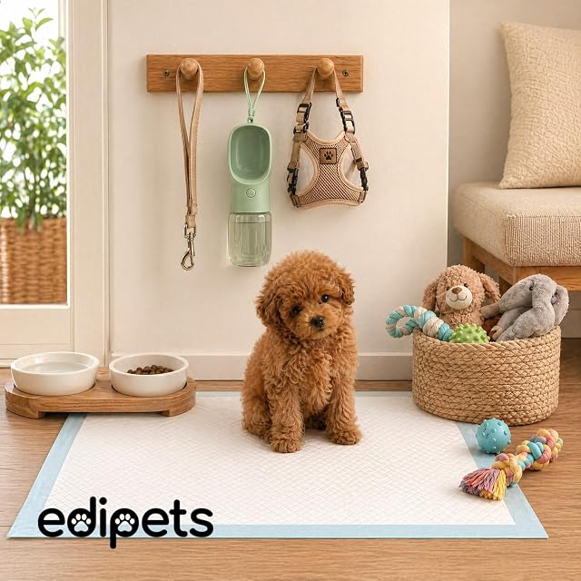 Foto 7 de 7 de Edipets, Empapadores Perros, 45x60 cm, (40 Unidades), Alfombrillas Desechables para Mascotas