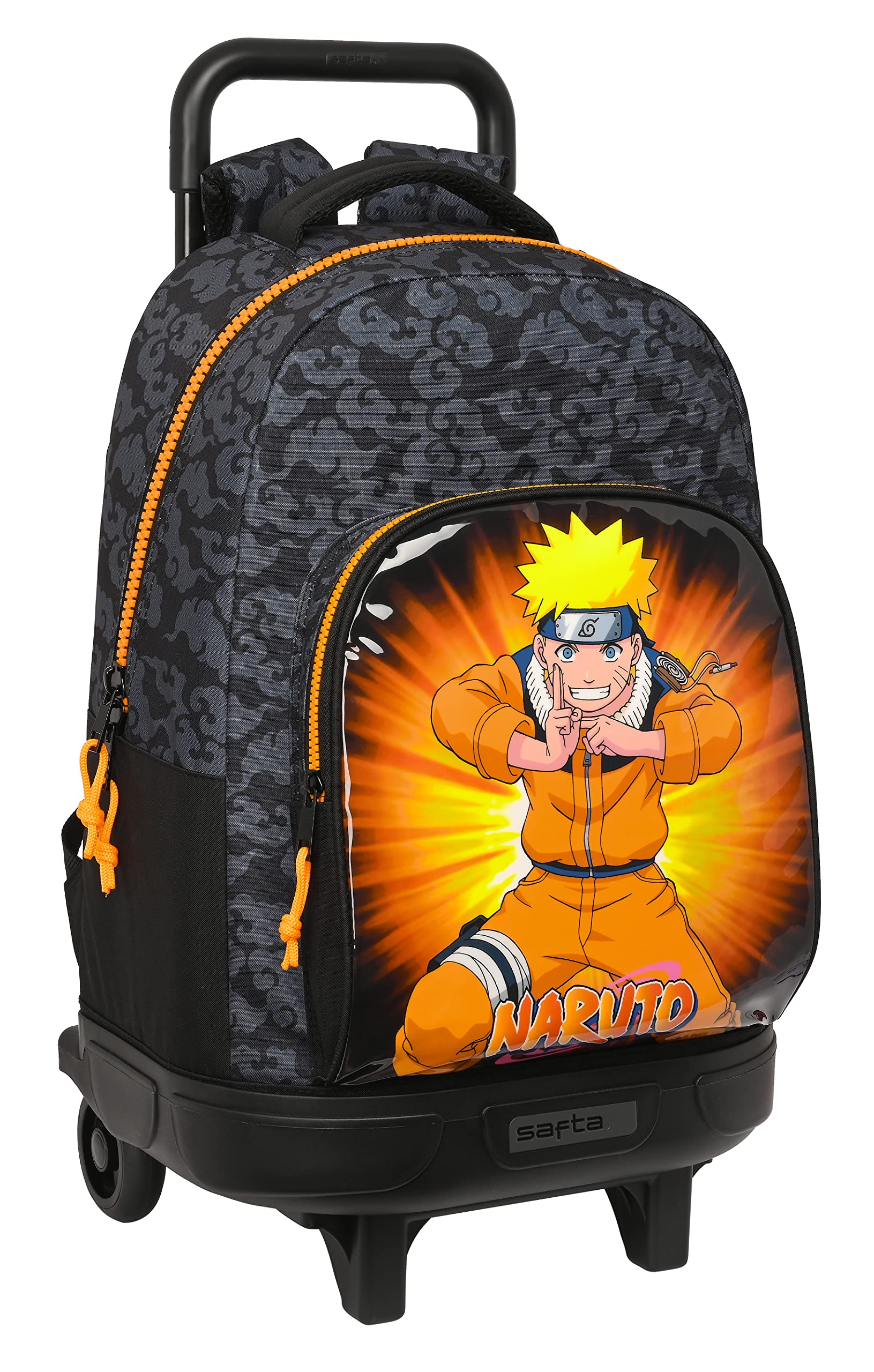 Safta MOCHILA GDE. C/RUEDAS COMPACT EXTRAIBLE NARUTO