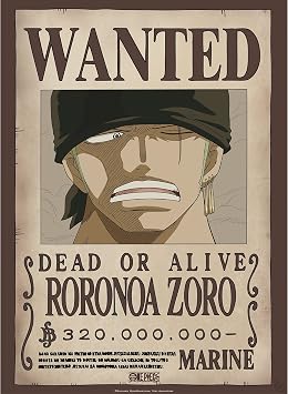 GB eye - One Piece Chibi Wanted Zoro & Sanji Poster (52 x 38 cm)