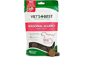 Vet's Best Seasonal Allergy Soft Chews For Dogs: Soothing Relief for Itchy Skin