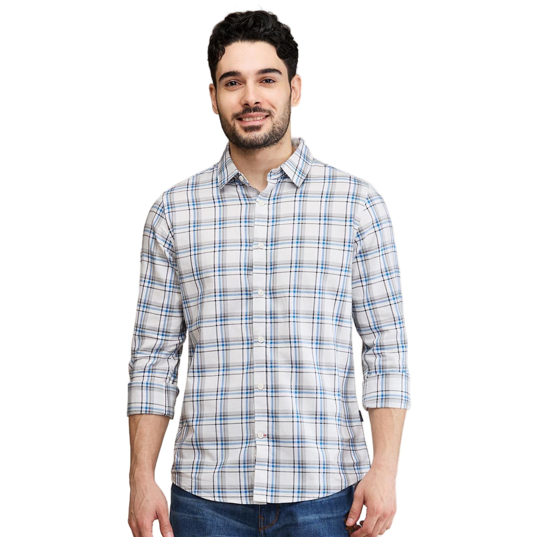 Being HumanBlue Coloured Men Shirts