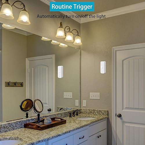 Miniatura 5 de Sensor de movimiento PIR WiFi, detector de movimiento inalámbrico, alerta de sensor de movimiento Alexa, sensor de presencia inteligente para el