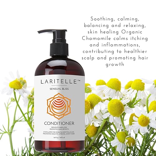 Miniatura 3 de Set orgánico para el crecimiento del cabello  Champú de 16 onzas + acondicionador de 16 onzas + tratamiento de pérdida de cabello de 4 onzas  Aceite