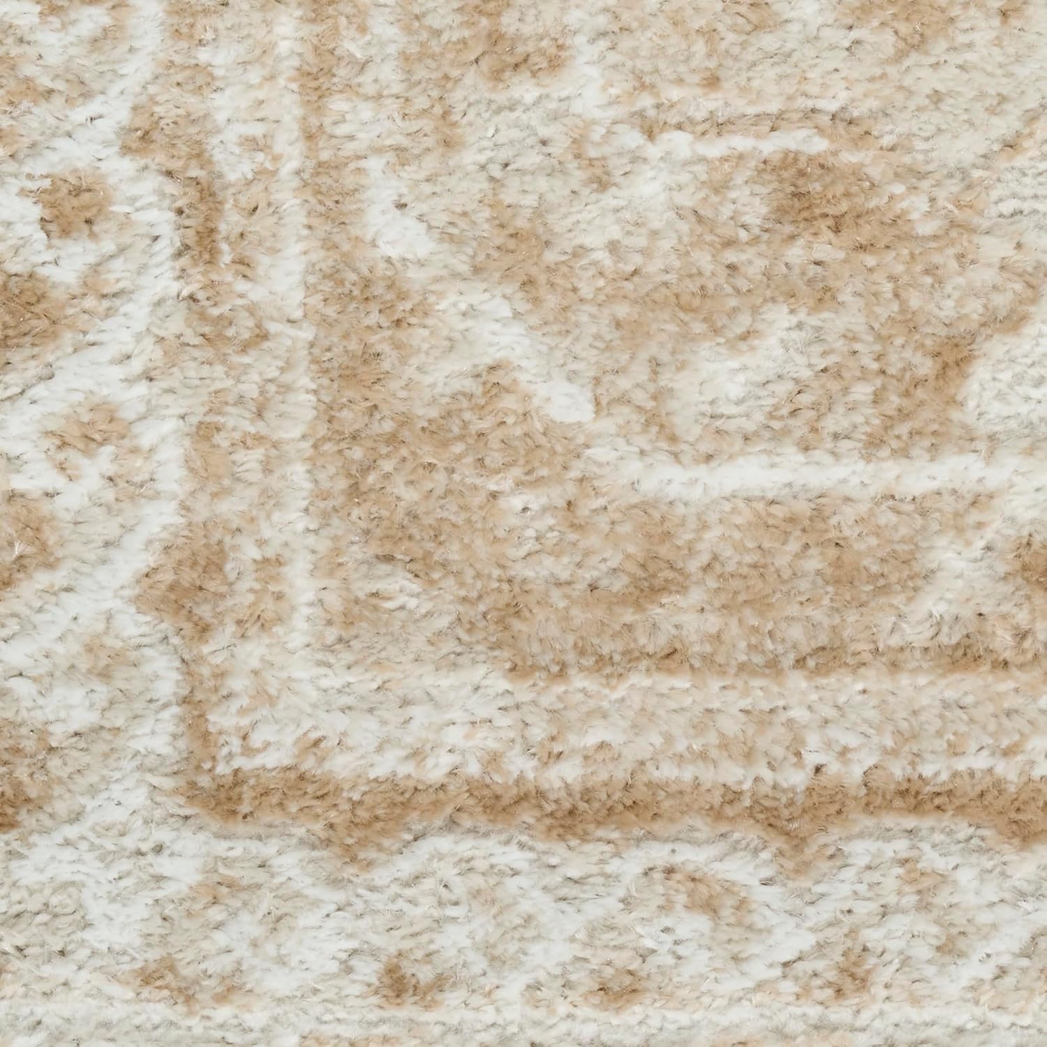 Nourison Home Dekor Cream Beige 7'10" x 9'10" Area Rug - Easy Clean, Non Shedding, Bed Room, Living Room, Dining Room, Kitchen (8' x 10')