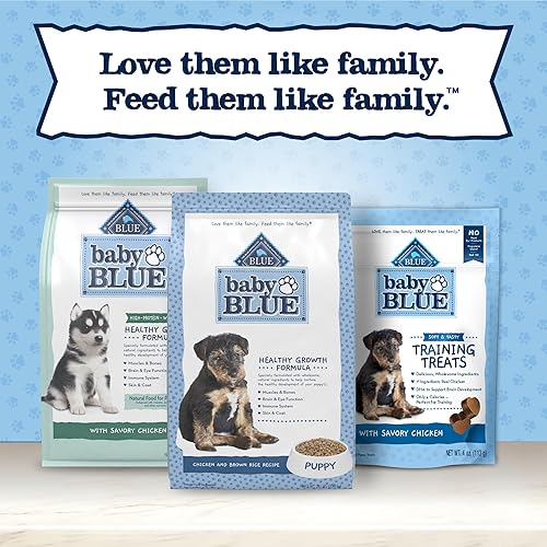 Miniatura 9 de Blue Buffalo Baby Blue - Alimento seco natural para cachorros, fórmula de crecimiento saludable con DHA, receta de pollo sabrosa, bolsa de 24 libras
