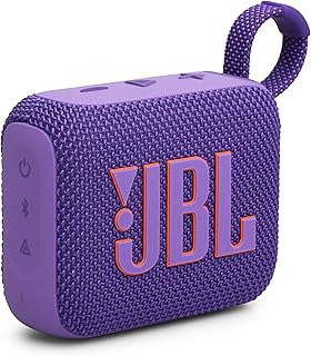 JBL GO 4, Portable Wireless Bluetooth Speaker, IP67 Waterproof and Dustproof, Up to 7h Playtime Plus 2h Extra with Playtim…