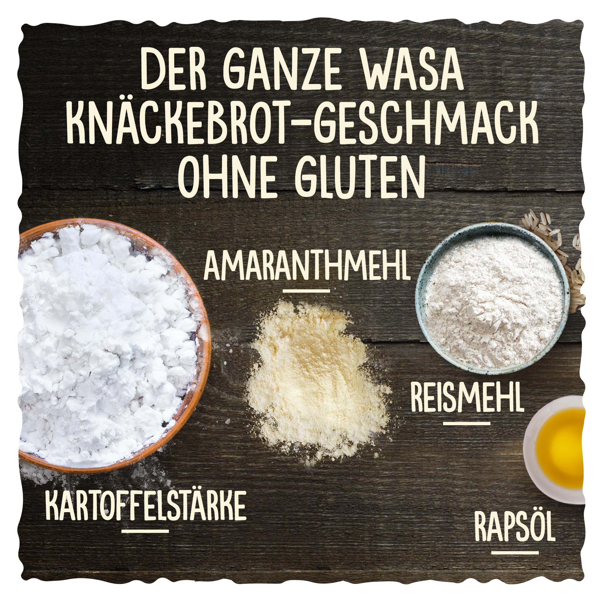 Wasa Glutenfreies Lactosefreies Knäckebrot Classic 10er Pack 240g goldbraun kross gebacken vegan