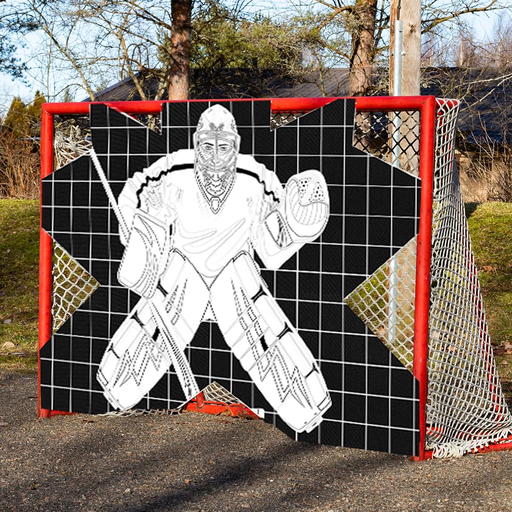 Generic Rete da portiere per hockey su strada, bersaglio da hockey, per allenamento di precisione