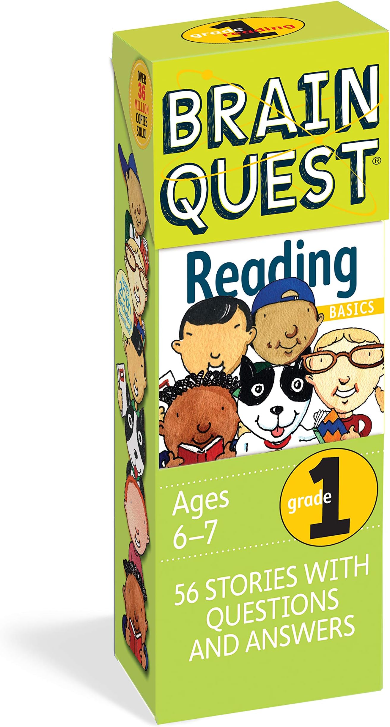 Brain Quest Grade 1 Reading Basics: 56 Stories With Questions & Answers, Ages 6-7 Cards – 20 Mar. 2007