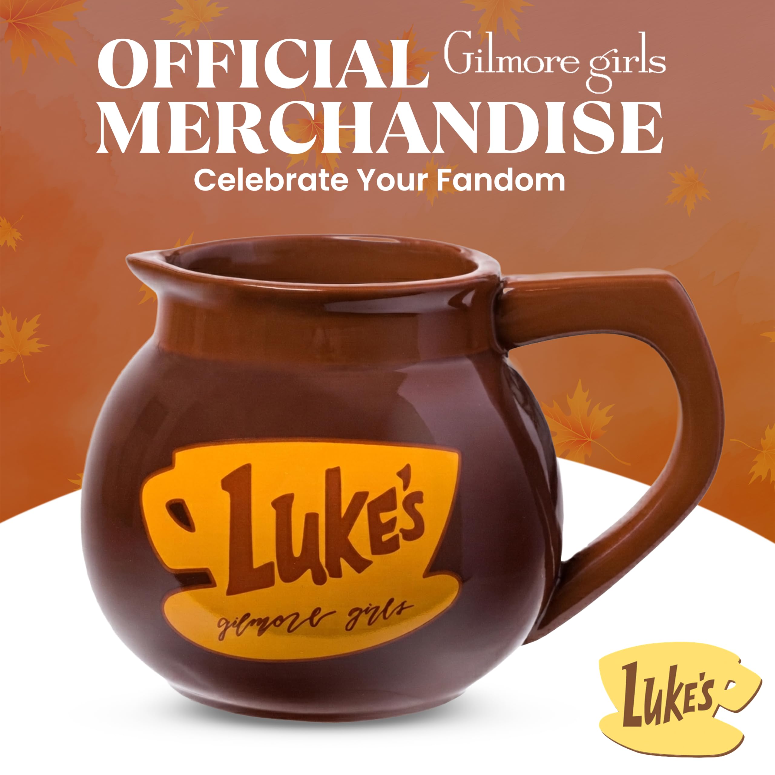 Silver Buffalo Gilmore Girls Luke's Diner - Tazza in ceramica scolpita in 3D, 590 ml
