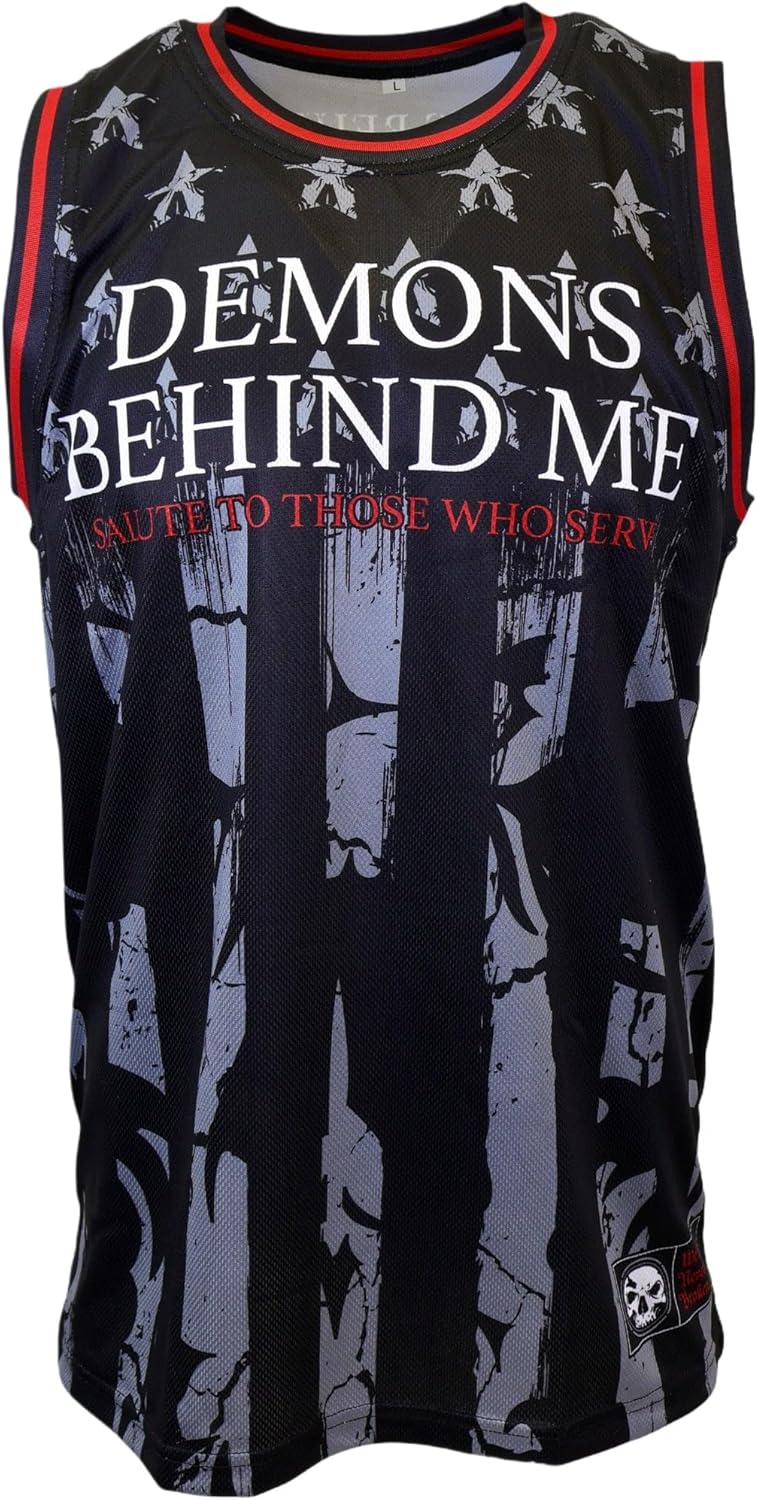 Demons Behind Me New! Salute to Those Who Serve Jersey