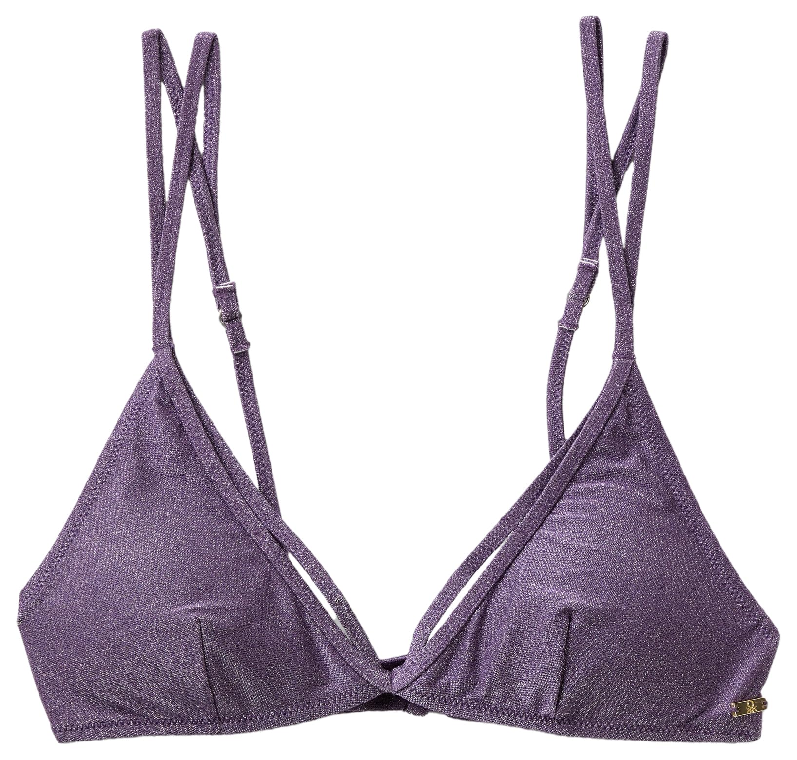 United Colors of Benetton Women's Reggiseno 341V5R03W Bikini Top, Viola 66A,