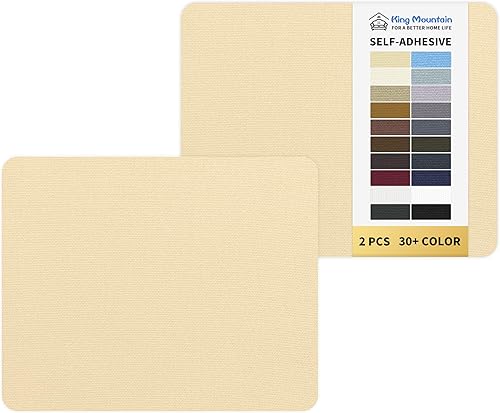 Parche de reparación de lona de 9 x 11 pulgadas 2 piezas autoadhesivas impermeables para sofás tiendas de campaña muebles bolsas de mano asientos de
