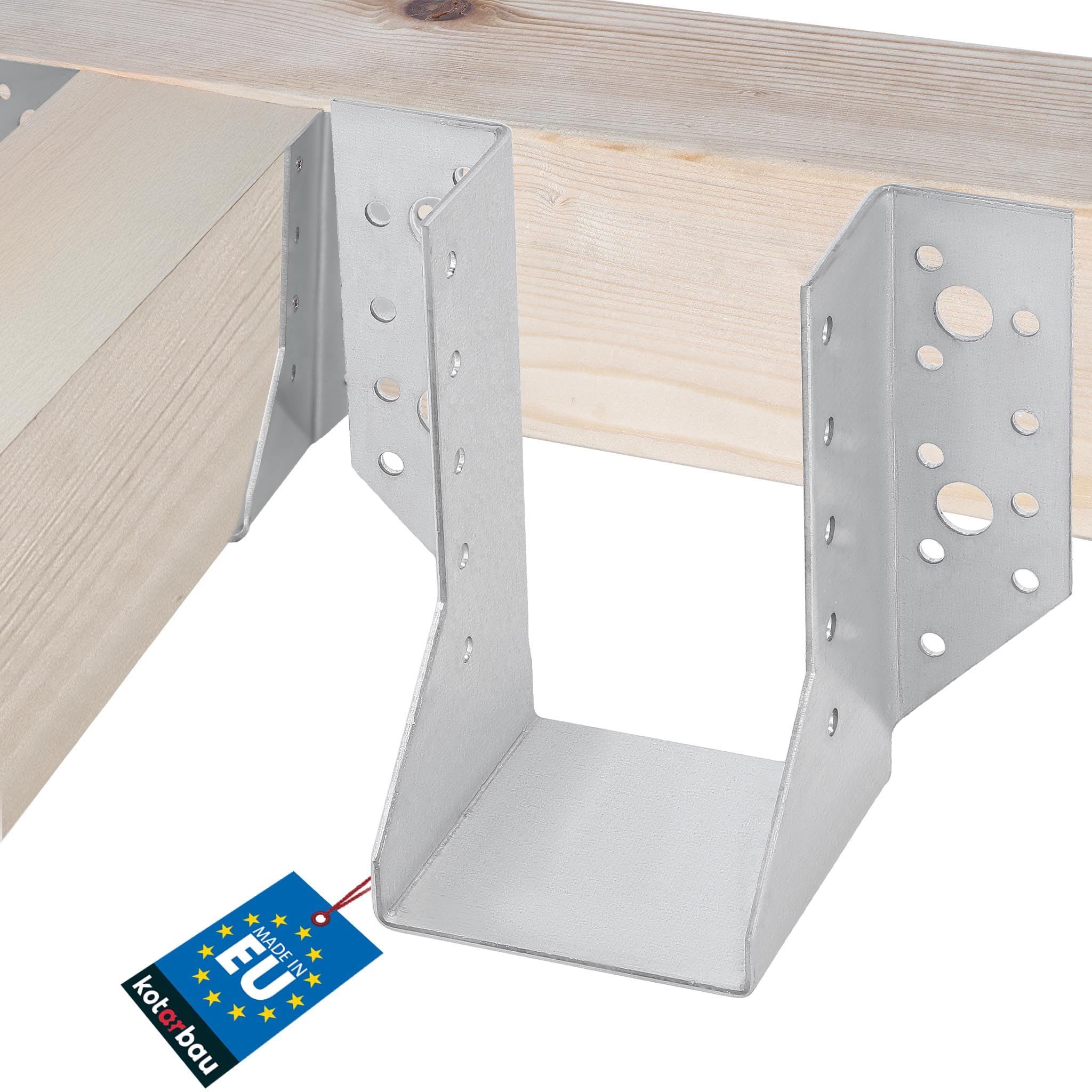 KOTARBAU Joist hanger type A x mm wooden beam connector for construction external (70 mm)