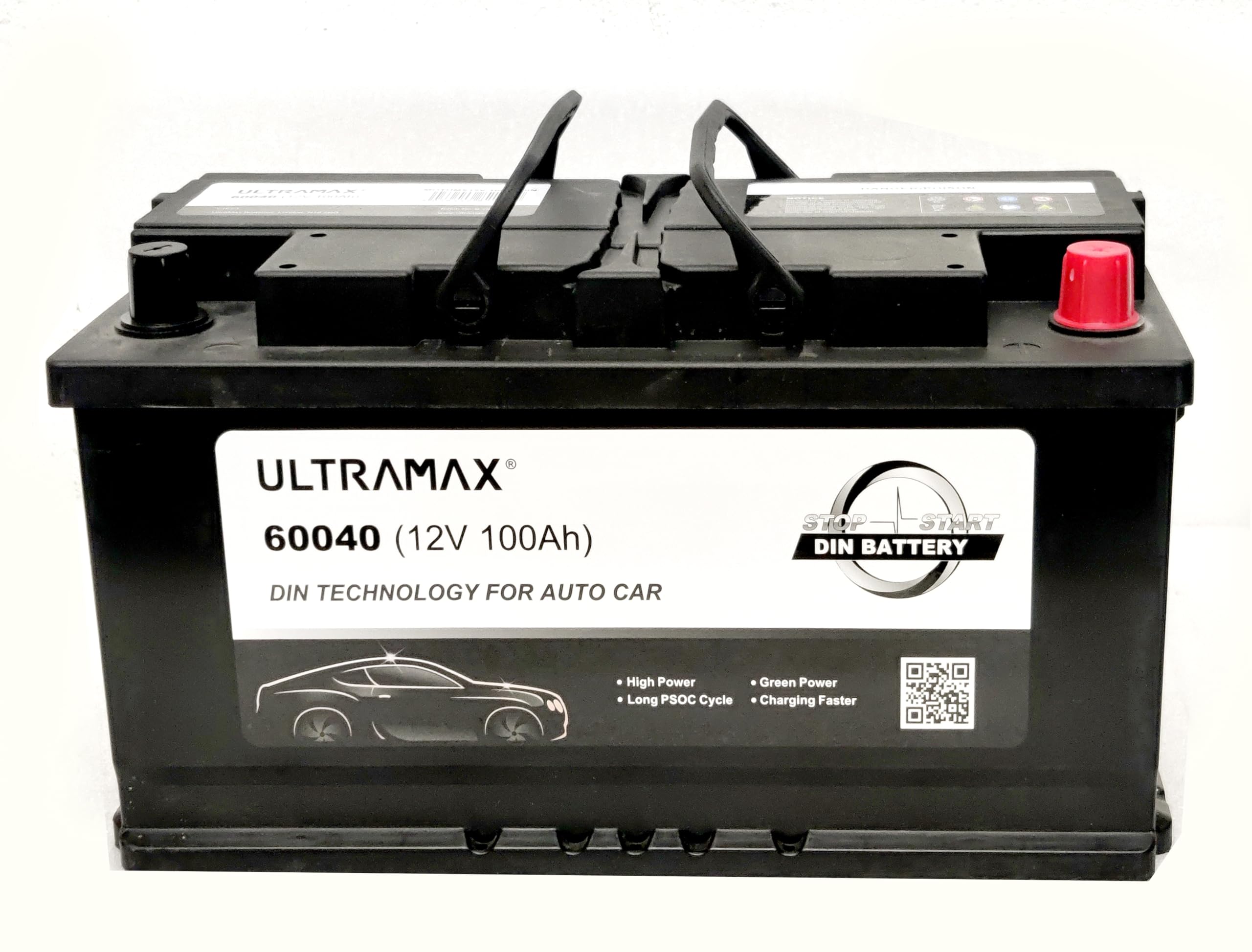 UltramaxAdvanced AGM/AGM PLUS Leisure Battery Deep Cycle 12V 100Ah for Caravan, Boat & Motorhome