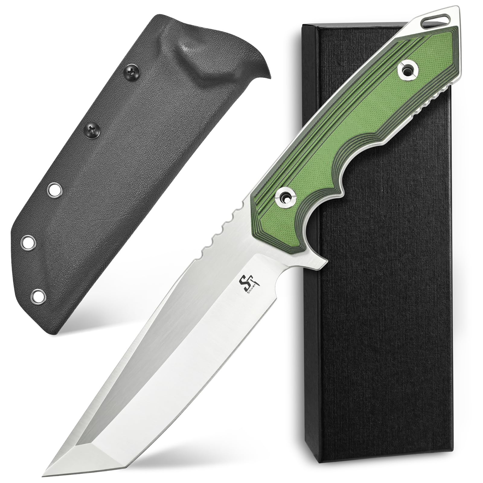 Amazon.com : Sitivien ST19 Fixed Blade Knife 154CM Stainless Steel