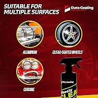 Vista 4 de DURA-COATING TECHNOLOGY Wheely Clean - Spray limpiador de ruedas profesional - Limpiador de neumáticos y limpiador de llantas listo para usar
