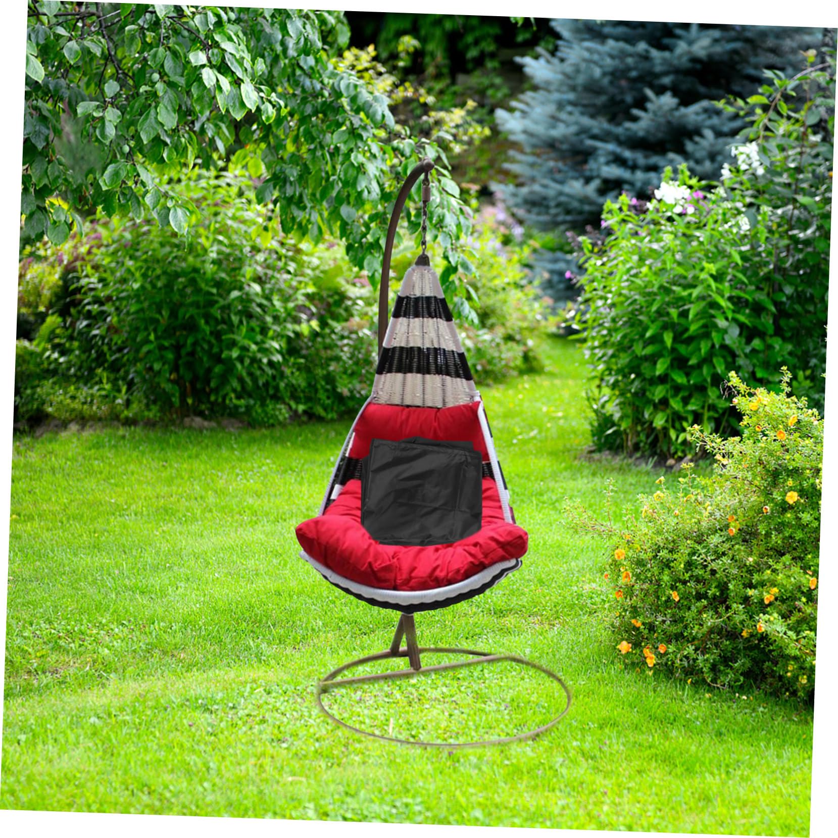 Housse Chaise Œuf Imperméable Polyester Résistant Protection Extérieure pour Fauteuil Suspendu Patio Jardin Balcon Housse de Siège et Anti-déchirure