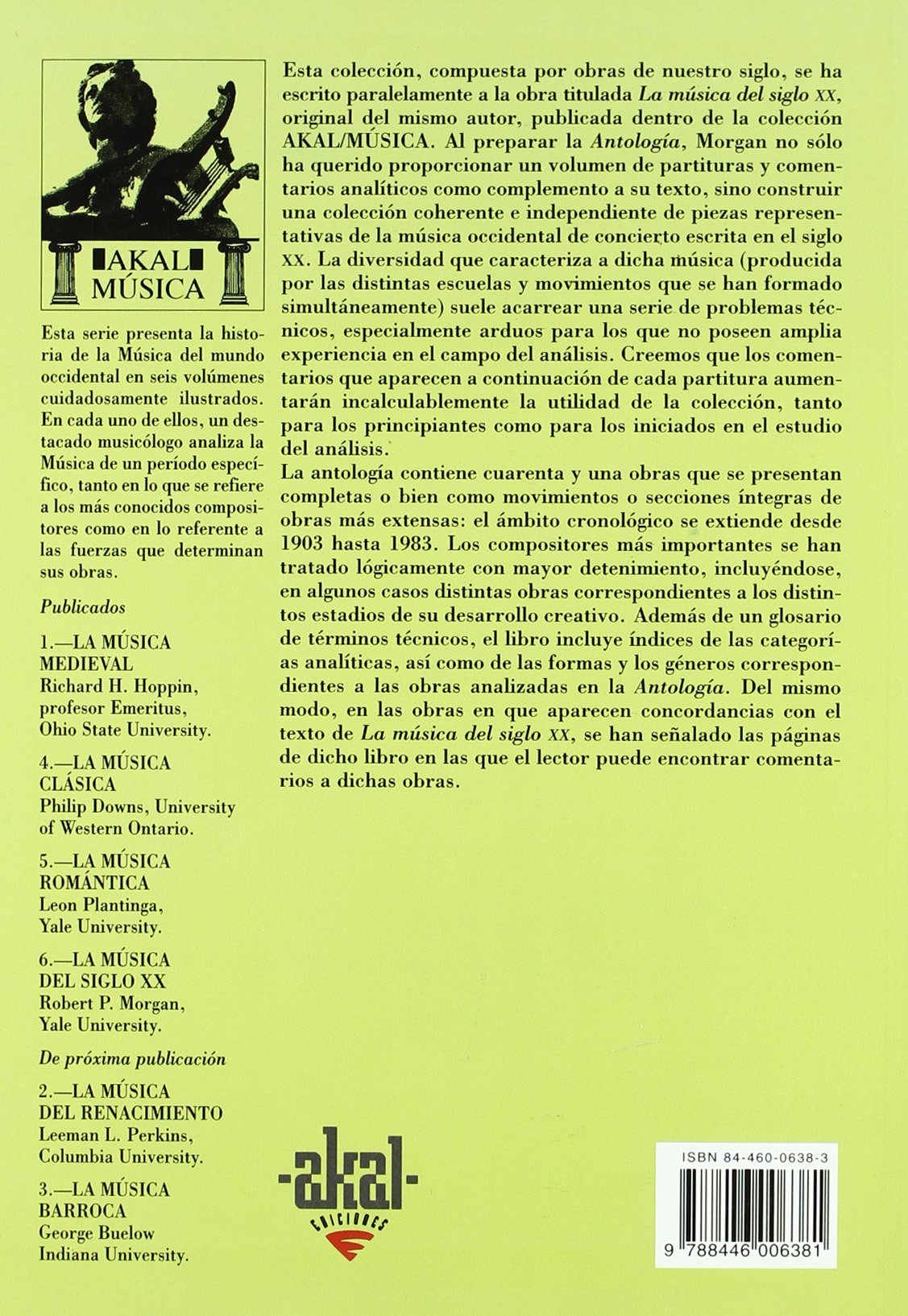 Antología de la música del siglo XX: 8